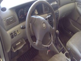 2004 TOYOTA COROLLA, SILVER, CE MODEL, 1.8L, MT.   Z26384
